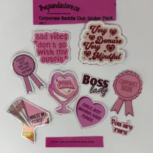 Corporate Baddie Club Sticker Pack Vol. 1